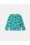  Stella McCartney Sweatshirt mit Froschprint, blau | Kinder-T-Shirts und Sweatshirts