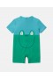  Stella McCartney Badeanzug mit Froschmuster, blau/grün | Kinderbademode