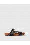  Stella McCartney Gaia Sandalen ohne Fersenriemen, Schwarz | Damensandalen