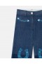  Stella McCartney Jeans mit Pferdeapplikation, blau | Kinderhosen & Shorts