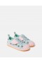 Stella McCartney Ladybird Schnür-Sneaker aus Canvas, Rosa/Blau | Kinderschuhe und Accessoires