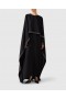Stella McCartney bleifreies Kristall-Cape-Kleid, Schwarz | Damenkleider