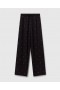  Stella McCartney bleifreie Crystal High-Rise Wide-Leg Hose Schwarz | Damenhosen und Shorts