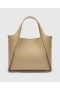  Stella McCartney Logo Henkeltasche aus Bambus | Damen-Tragetaschen