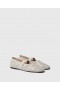 Stella McCartney Ryder Ballerinas mit Perforation, Beige | Damen-Ballerinas