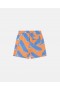  Stella McCartney Badehose mit Skateboard-Print, Orange/Blau | Kinderbademode