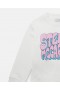  Stella McCartney Stella Grafik-Sweatshirt Elfenbein Mehrfarbig | Kinderpullover & Strickjacken