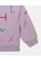 Stella McCartney Stella Sweatshirt mit Muster, rosa | Kinderpullover & -strickjacken