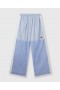 Stella McCartney Gestreifte Boyfriend-Hose Blau | Damen-Zweiteiler