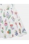  Stella McCartney Ärmelloses Kleid mit Waldmotiv, Weiß | Kinderkleider & Jumpsuits
