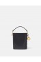  Stella McCartney gewebte Beuteltasche, Mitternachtsschwarz | Damen-Henkeltasche