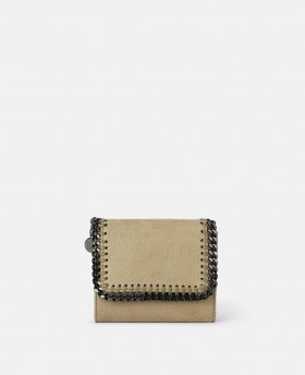  Stella McCartney Falabella Kleine Klappgeldbörse, Farbe: Clotted Cream | Damengeldbörsen