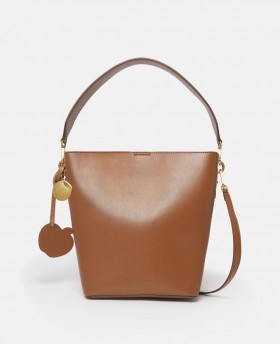  Stella McCartney Frayme Bucket Tote Bag, Hellbraun | Umhängetasche für Damen