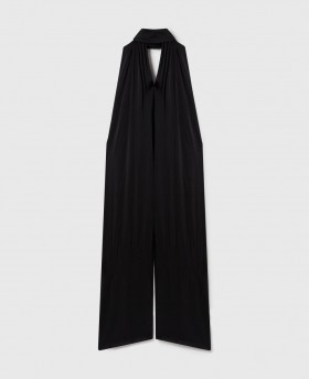  Schwarzer Jumpsuit von Stella McCartney mit Neckholder | Damen-Jumpsuit