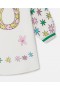 Φόρεμα Φούτερ Stella McCartney Bright Stars Μπεζ Πολύχρωμο | Παιδικά Φορέματα & Ολόσωμες Φόρμες