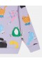  Φούτερ Stella McCartney με Στάμπα Cats σε Μωβ Χρώμα | Παιδικά T-Shirts και Μπλούζες