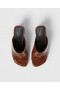 Stella McCartney Elsa Heeled Mules Καφέ | Γυναικεία Τακούνια