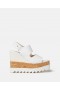  Σανδάλια Stella McCartney Elyse Alter Mat με πλατφόρμα Pure White | Γυναικείες πλατφόρμες