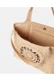  Τσάντα Tote Stella McCartney με λογότυπο Raffia, μεσαίου μεγέθους, σε φυσικό χρώμα | Γυναικείες τσάντες με χερούλι στο πάνω μέρος