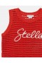 Stella McCartney Stella Κεντημένο Πλεκτό Αμάνικο Μπλούζα | Παιδικά T-Shirts και Μπλούζες