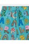 Σορτς μαγιό Stella McCartney με γράμματα Stella Woodland σε μπλε χρώμα | Παιδικά παντελόνια και σορτς