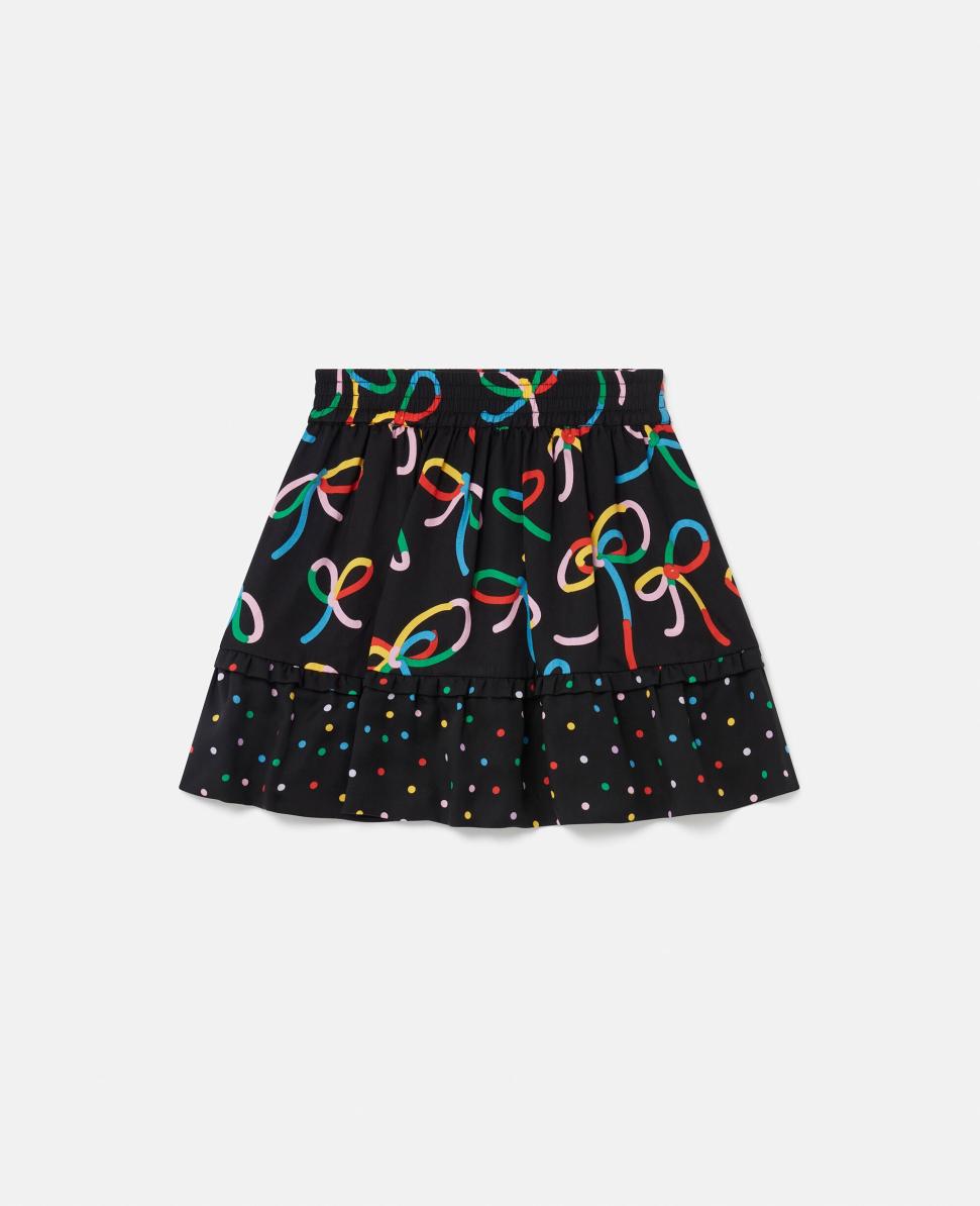 Stella McCartney Ribbon Print Polkadot Kjol Flerfärgad | Barnbyxor och shorts